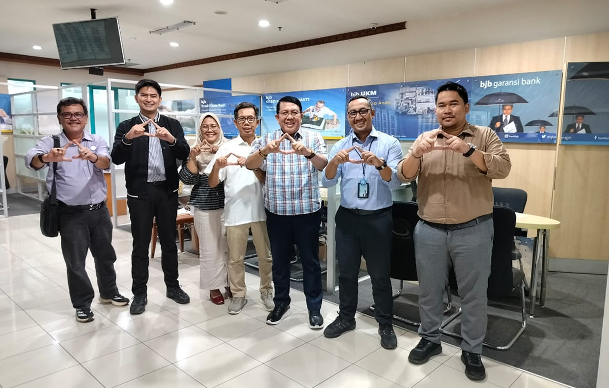 Audiensi ke Kantor Cabang BJB Kabupaten Bogor, Silaturahim dengan Pimpinan Cabang, diwakili oleh para Manager Pembiayaan UMKM dan lainnya.
